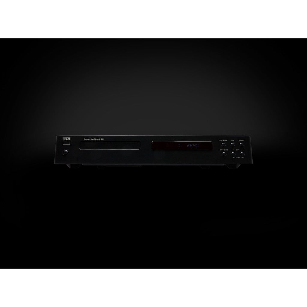 NAD C538 / C 538 - Compact Disc Player CD Transport Wolfson 24 bit DAC CD-R/CD-RW Digital SPDIF output