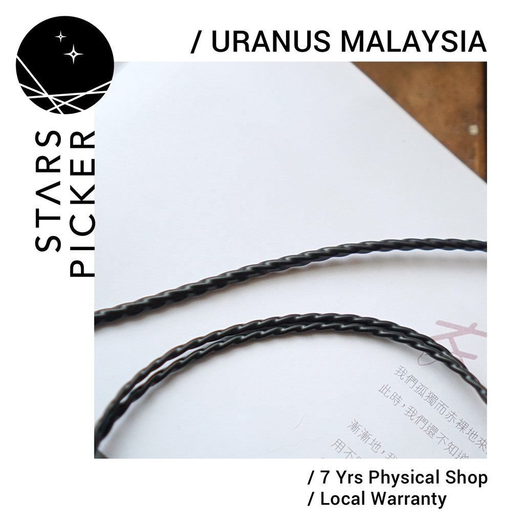 Uranus IEM-437 SPOFC Teflon - Replacement Upgrade Cable for IEM Earphone MMCX 2Pin A2DC IER