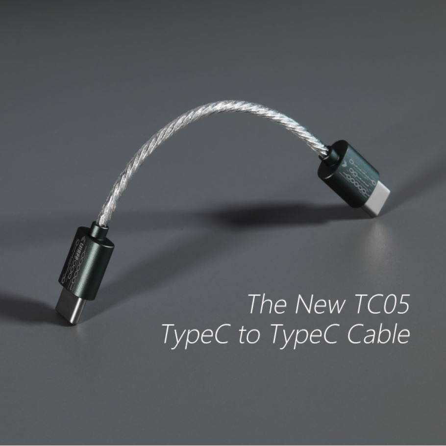 dd HiFi TC05 M2 - (10cm) DD Hifi OTG USB Type C  to USB Type C Cable (Straight Plug)