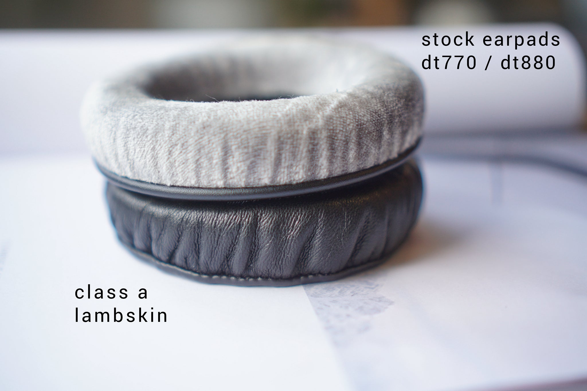 Class A Lambskin : Beyerdynamic DT770 / DT880 / DT990 / MMX300 / DT1770 / DT1990 / Amiron / T5 / T1