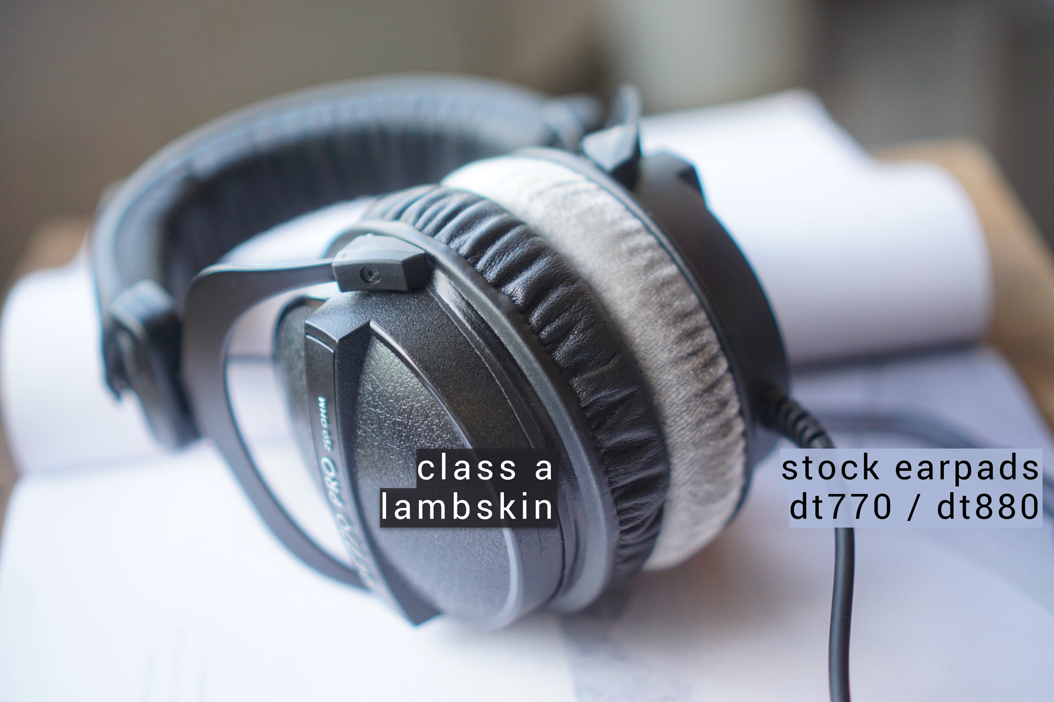 Class A Lambskin : Beyerdynamic DT770 / DT880 / DT990 / MMX300 / DT1770 / DT1990 / Amiron / T5 / T1