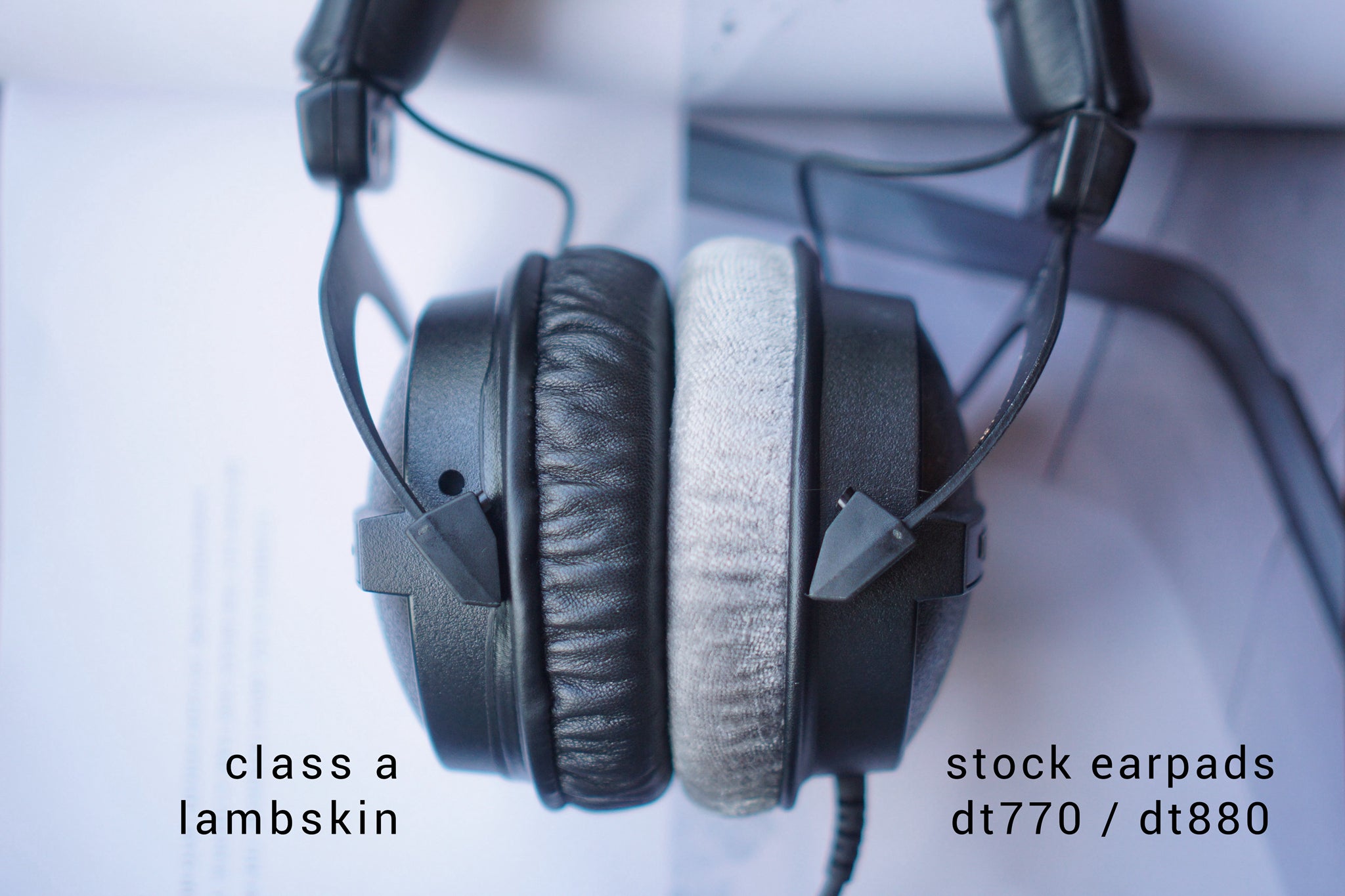Class A Lambskin : Beyerdynamic DT770 / DT880 / DT990 / MMX300 / DT1770 / DT1990 / Amiron / T5 / T1