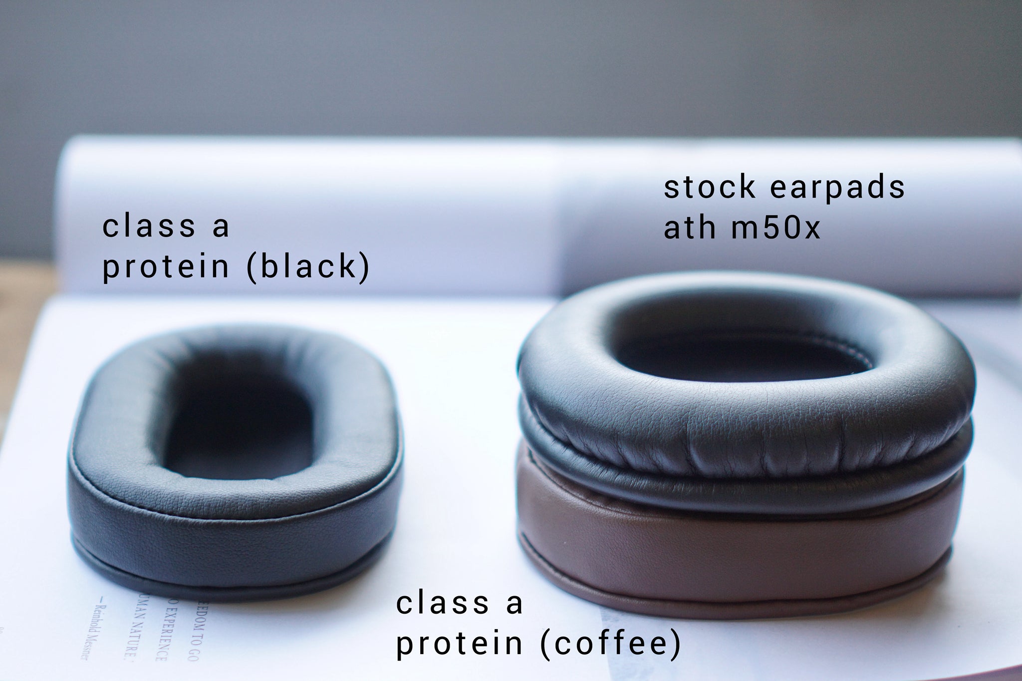 (Class A Protein) Audio Technica ATH M series / M20X / M30X / M40X / M50X / MSR7 Earpads | 3rd party Earpad