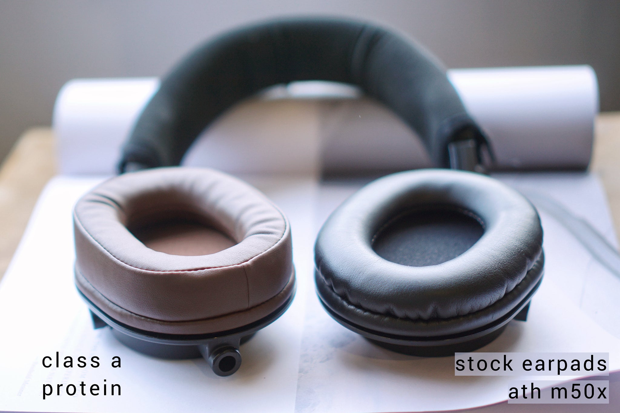 (Class A Protein) Audio Technica ATH M series / M20X / M30X / M40X / M50X / MSR7 Earpads | 3rd party Earpad
