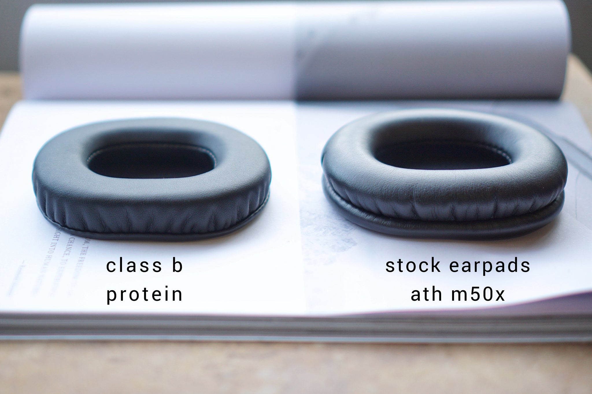 (Class B Protein) Audio Technica ATH M series / M20X / M30X / M40X / M50X / MSR7 Earpads | 3rd party Earpad