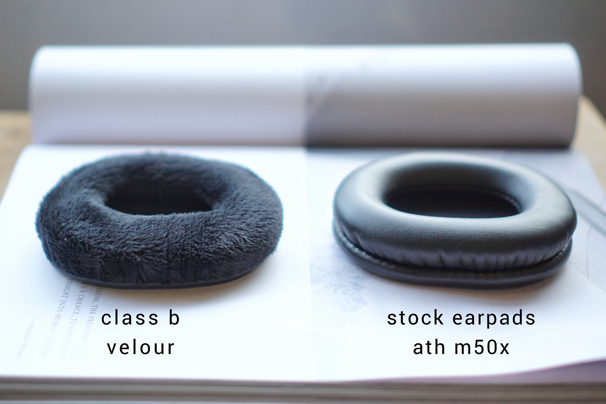 (Class B Velour) Audio Technica ATH M series / M20X / M30X / M40X / M50X / MSR7 Earpads | 3rd party Earpad