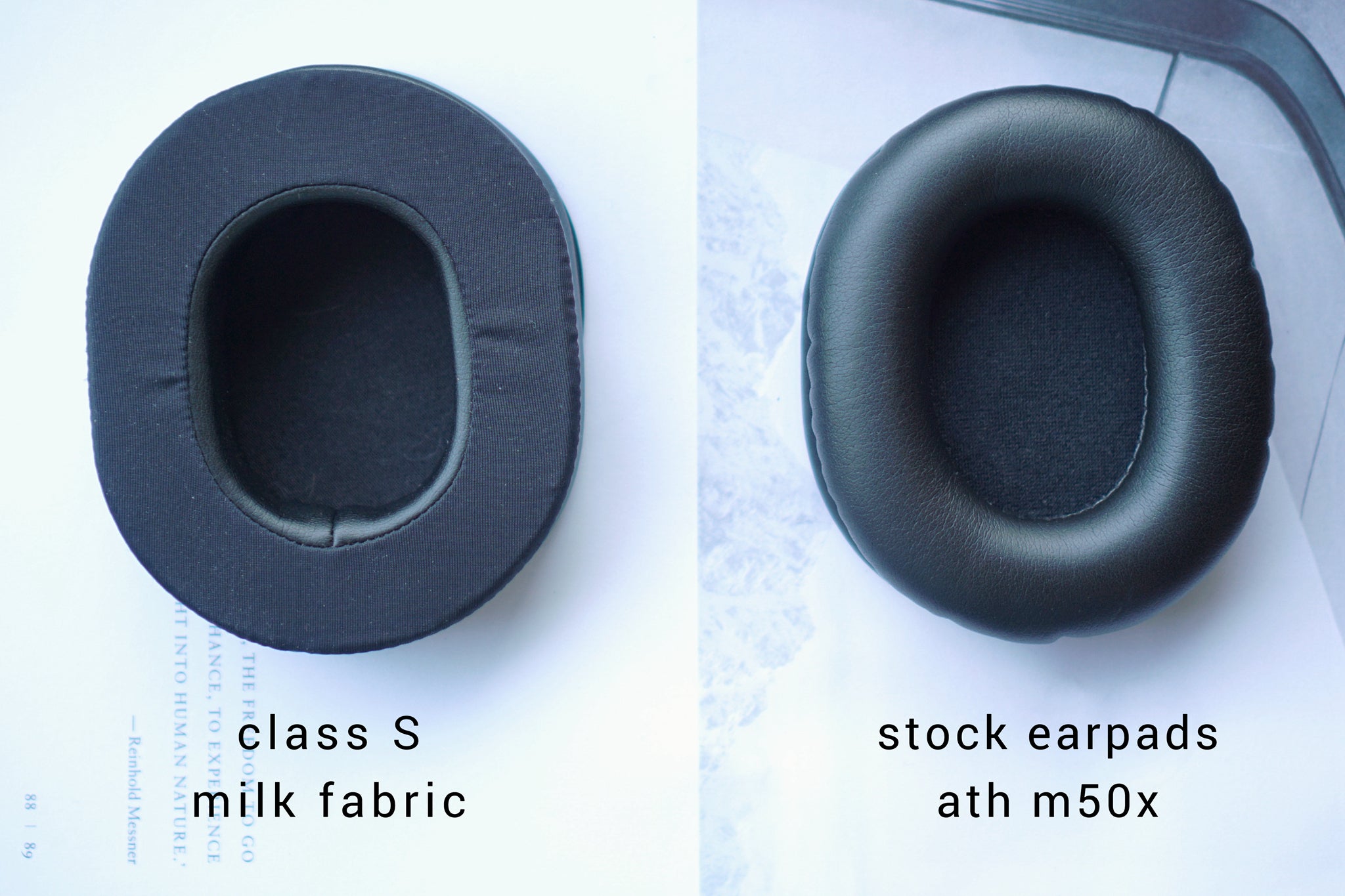 (Class S Cooling Gel) Audio Technica ATH M series / M20X / M30X / M40X / M50X / MSR7 Earpads | 3rd party Earpad