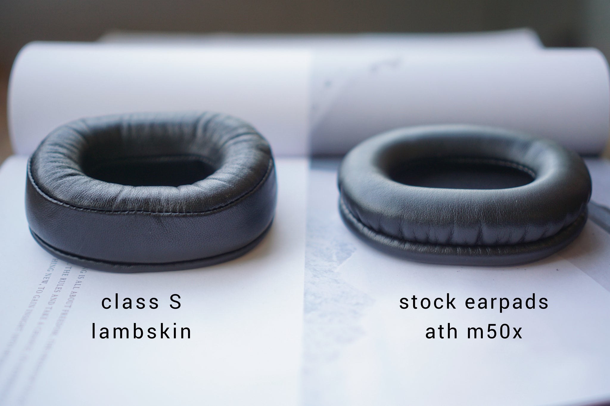 (Class S Lambskin) Audio Technica ATH M series / M20X / M30X / M40X / M50X / MSR7 Earpads | 3rd party Earpad