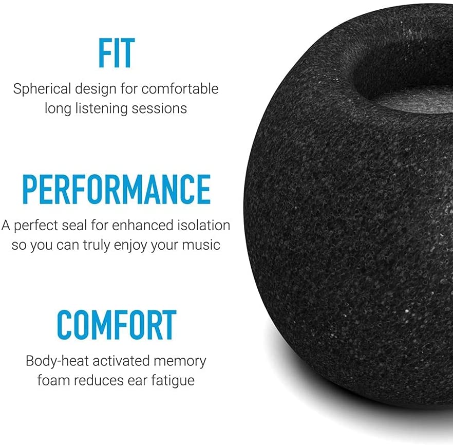 Comply TSx-100 / TSx-200 / TSx-400 / TSx-500 Comfort TS-series Memory Foam Eartips with Waxguard