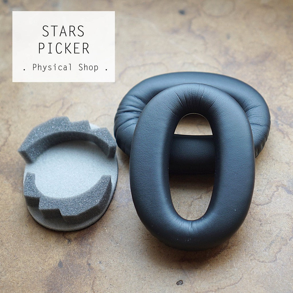 (Class B Protein) Sony MDR-1000X Black 3rd Party Replacement Earpads