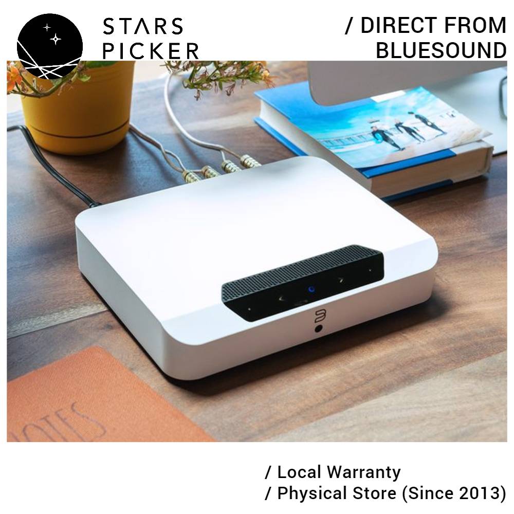 Bluesound POWERNODE EDGE (2022) Compact Wireless Music Streaming Speaker Amplifier