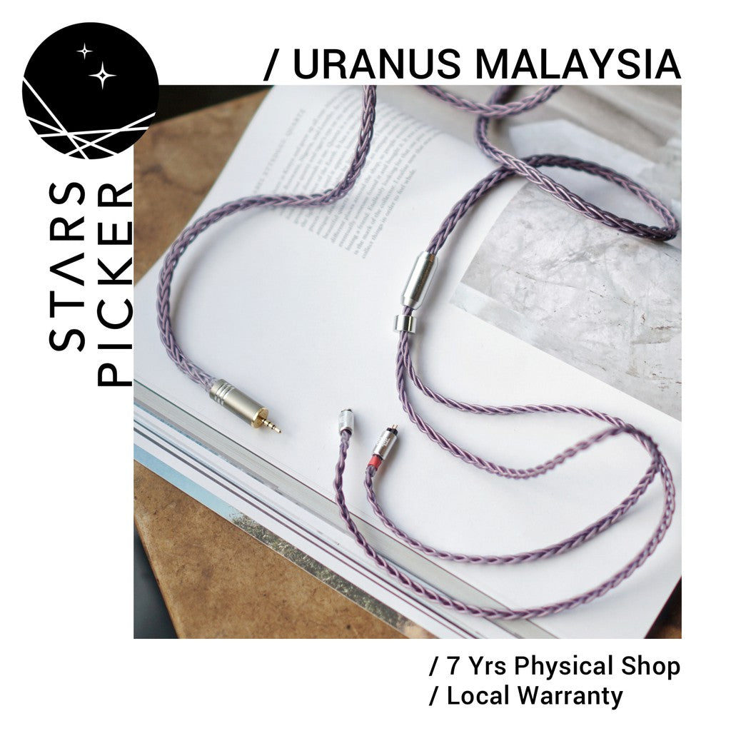 Uranus IEM-Litz OCC Copper - Replacement Upgrade Cable for IEM Earphone MMCX 2Pin A2DC IER