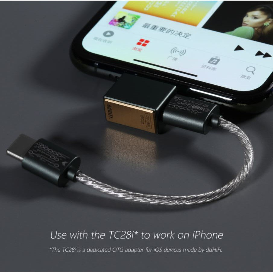 dd HiFi TC05 M2 - (10cm) DD Hifi OTG USB Type C  to USB Type C Cable (Straight Plug)