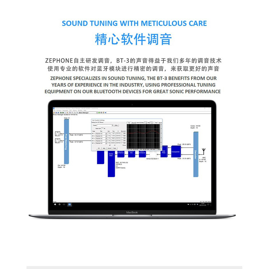 Zephone BT-3 Bluetooth apt-X IEM Upgrade Cable ( MMCX, CM 0.78 2-Pin, A2DC, IM )
