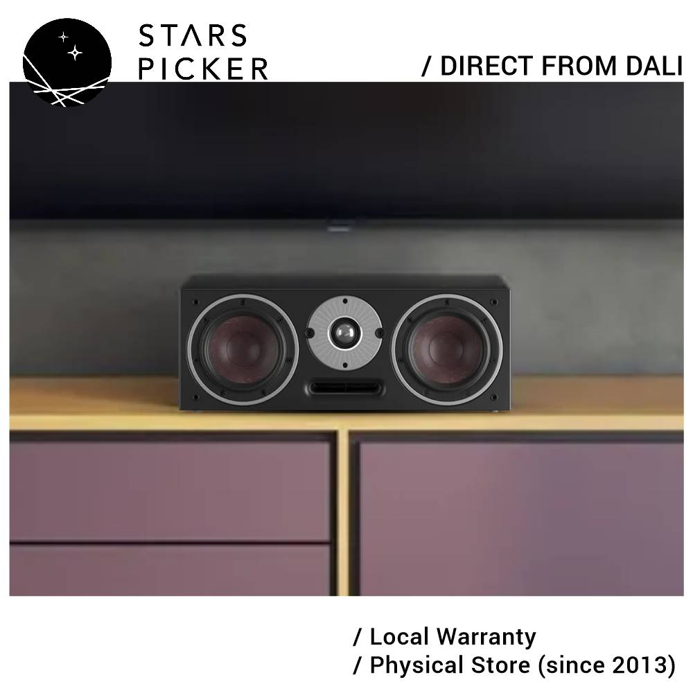 Dali OBERON VOKAL Passive Centre Speaker for Surround Home Cinema with Wood Fibre Cone