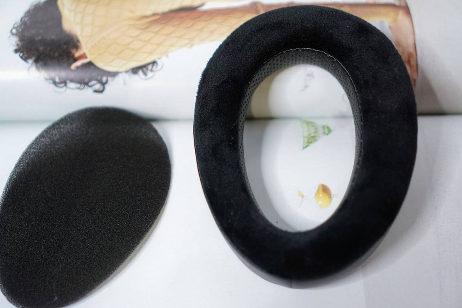 Class S Fusion (Protein Leather+Velvet) aftermarket earpads Hifiman HE1000se Arya Ananda Edition XS (bracket+foam disk)