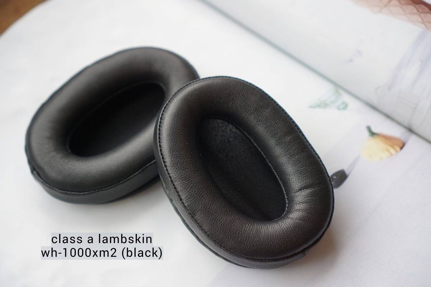 (Class S / A Lambskin) Sony WH-1000XM2 MDR-1000X Lambskin 3rd party Aftermarket Replacement Earpad