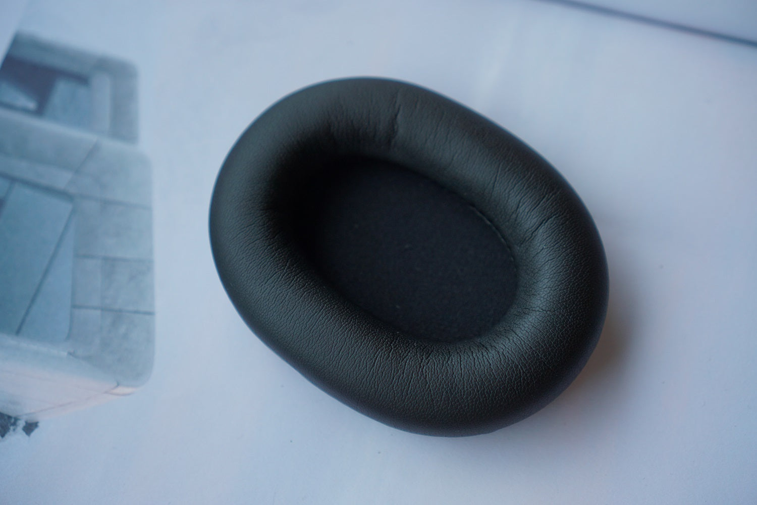 (Class A / B Protein) Sony WH-1000XM5 with Bracket & Foam Filter - Protein Leather Aftermarket Replacement Earpads
