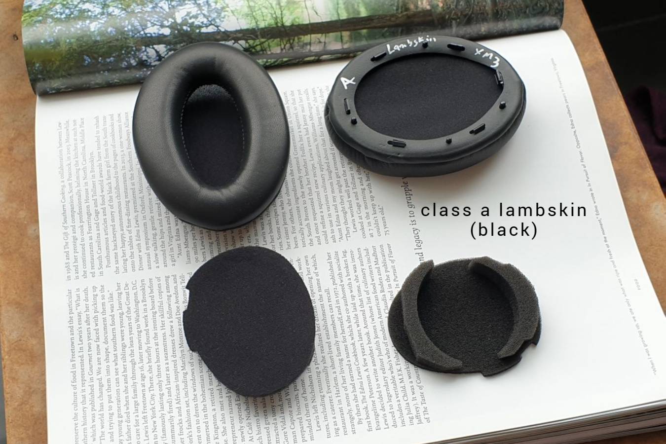 (Class S / A Lambskin) Sony WH-1000XM3 WH1000XM3 Lambskin 3rd party Aftermarket Replacement Earpad