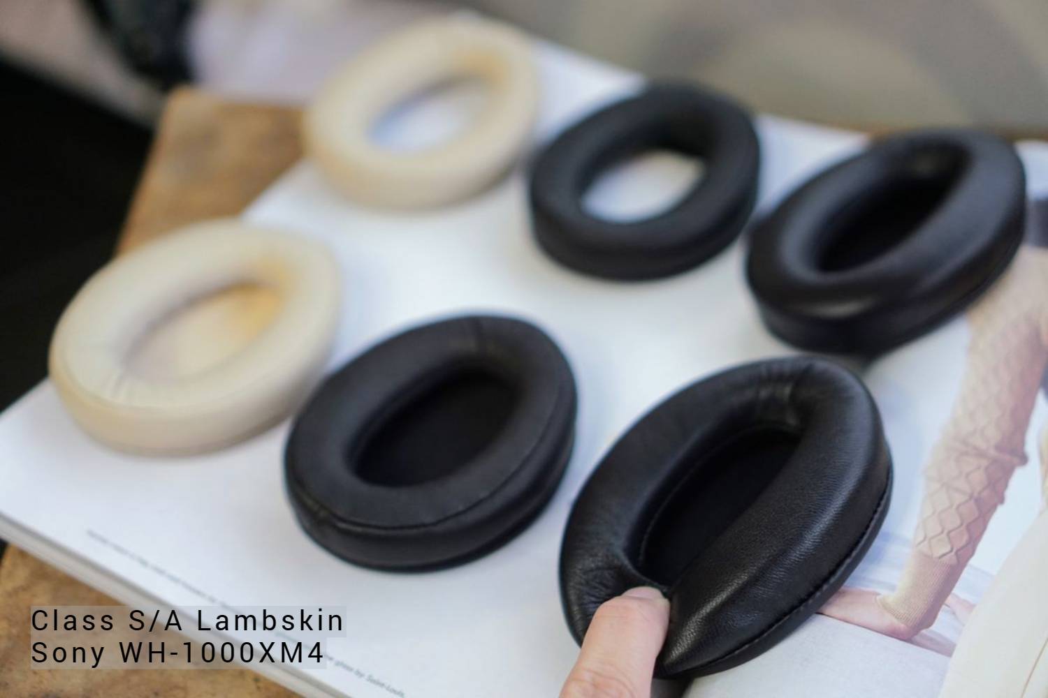 (Class S / A Lambskin) Sony WH-1000XM4 WH1000XM4 Lambskin 3rd party Aftermarket Replacement Earpad