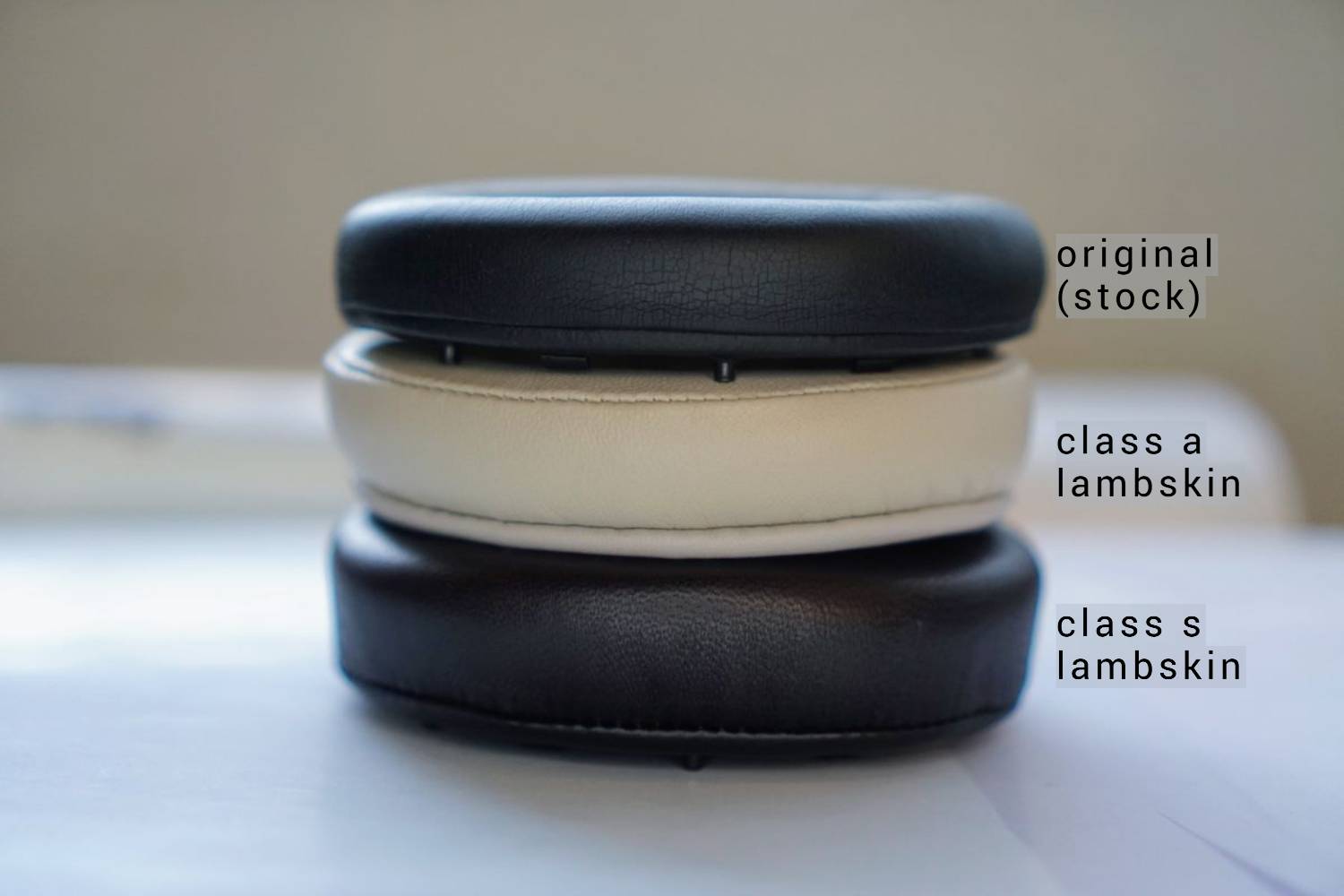 (Class S / A Lambskin) Sony WH-1000XM4 WH1000XM4 Lambskin 3rd party Aftermarket Replacement Earpad