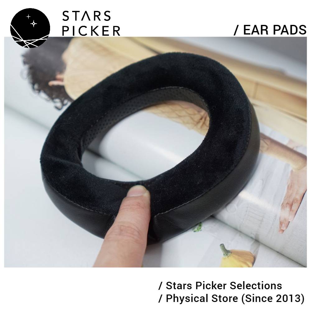 Class S Fusion (Protein Leather+Velvet) aftermarket earpads Hifiman HE1000se Arya Ananda Edition XS (bracket+foam disk)