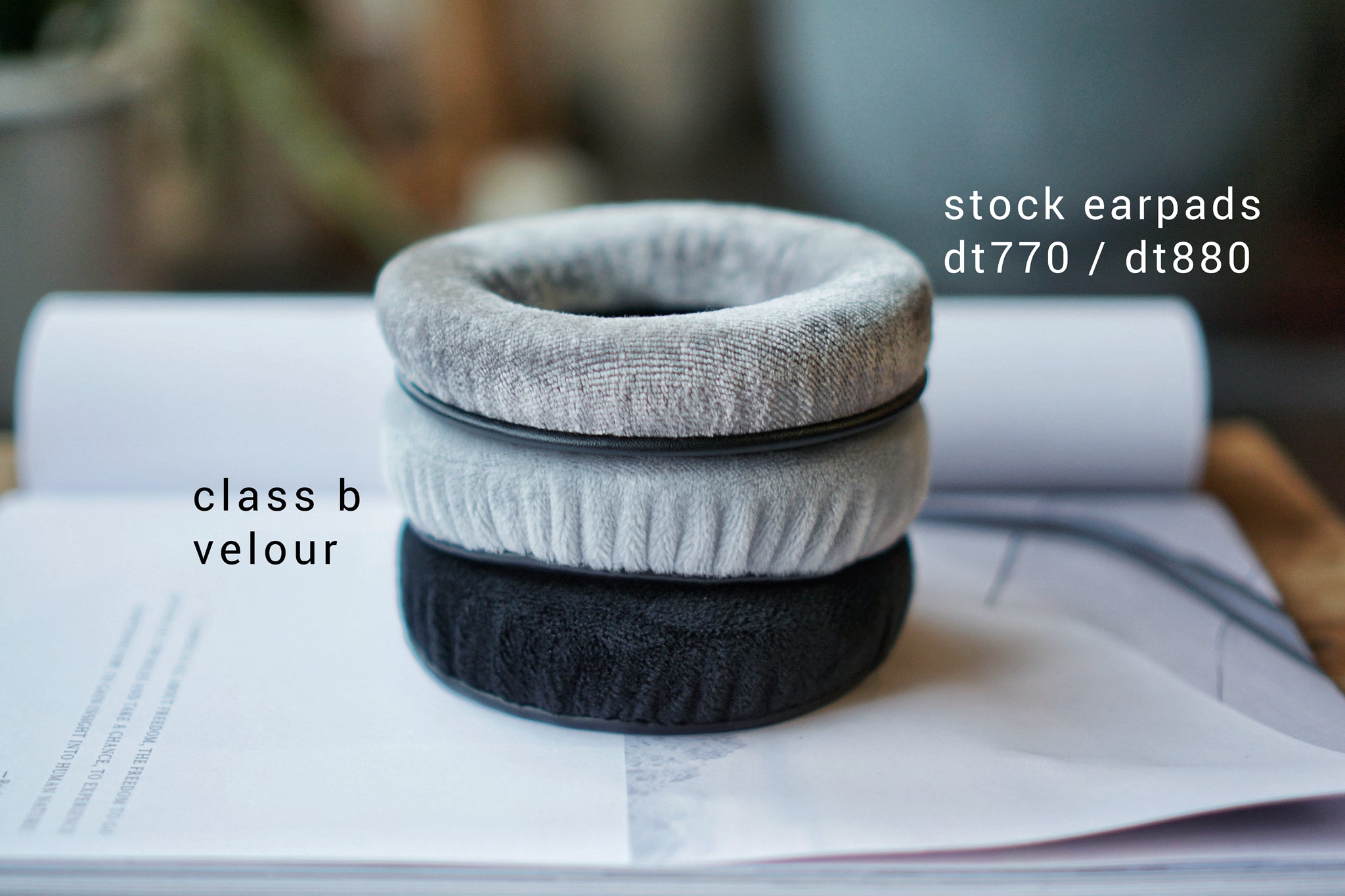 Class B Velour : Beyerdynamic DT770 / DT880 / DT990 / MMX300 / DT1770 / DT1990 / Amiron / T5 / T1