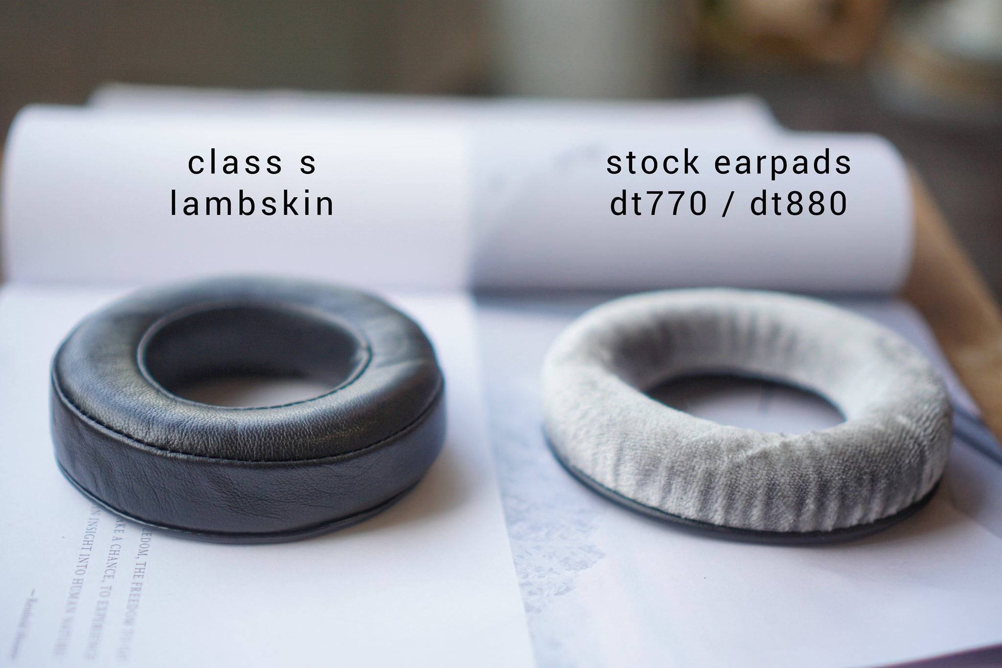 Class S Lambskin : Beyerdynamic DT770 / DT880 / DT990 / MMX300 / DT1770 / DT1990 / Amiron / T5 / T1