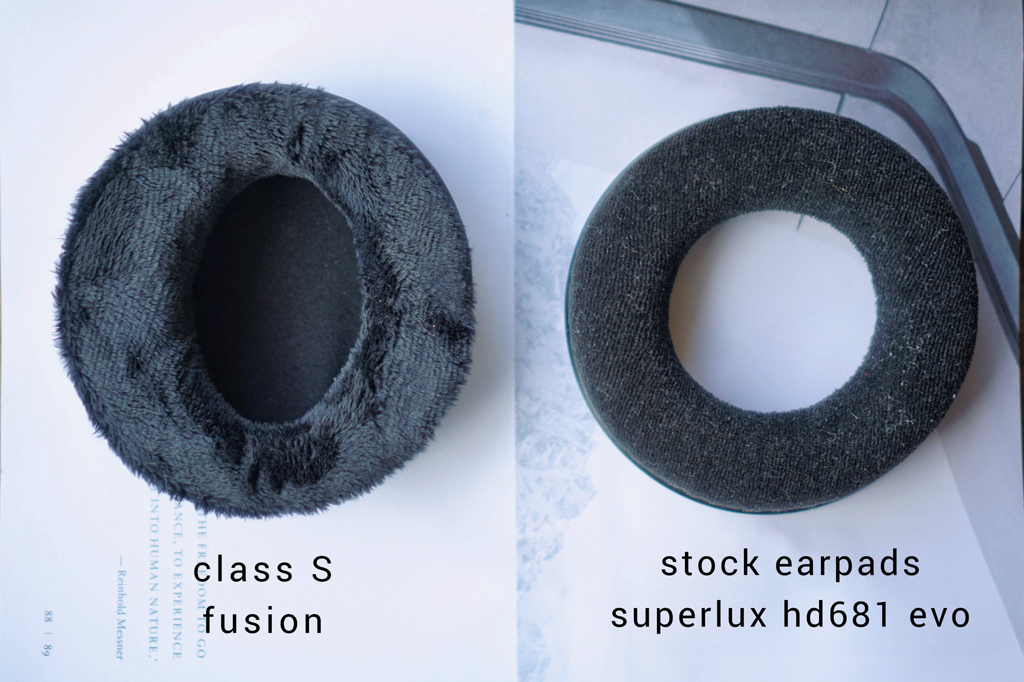 (Class S Fusion) 100mm / 105mm Superlux HD681 / HD668 / HD662 / Beyerdynamic DT770 / DT880 / DT990 Earpads | 3rd Party Earpads
