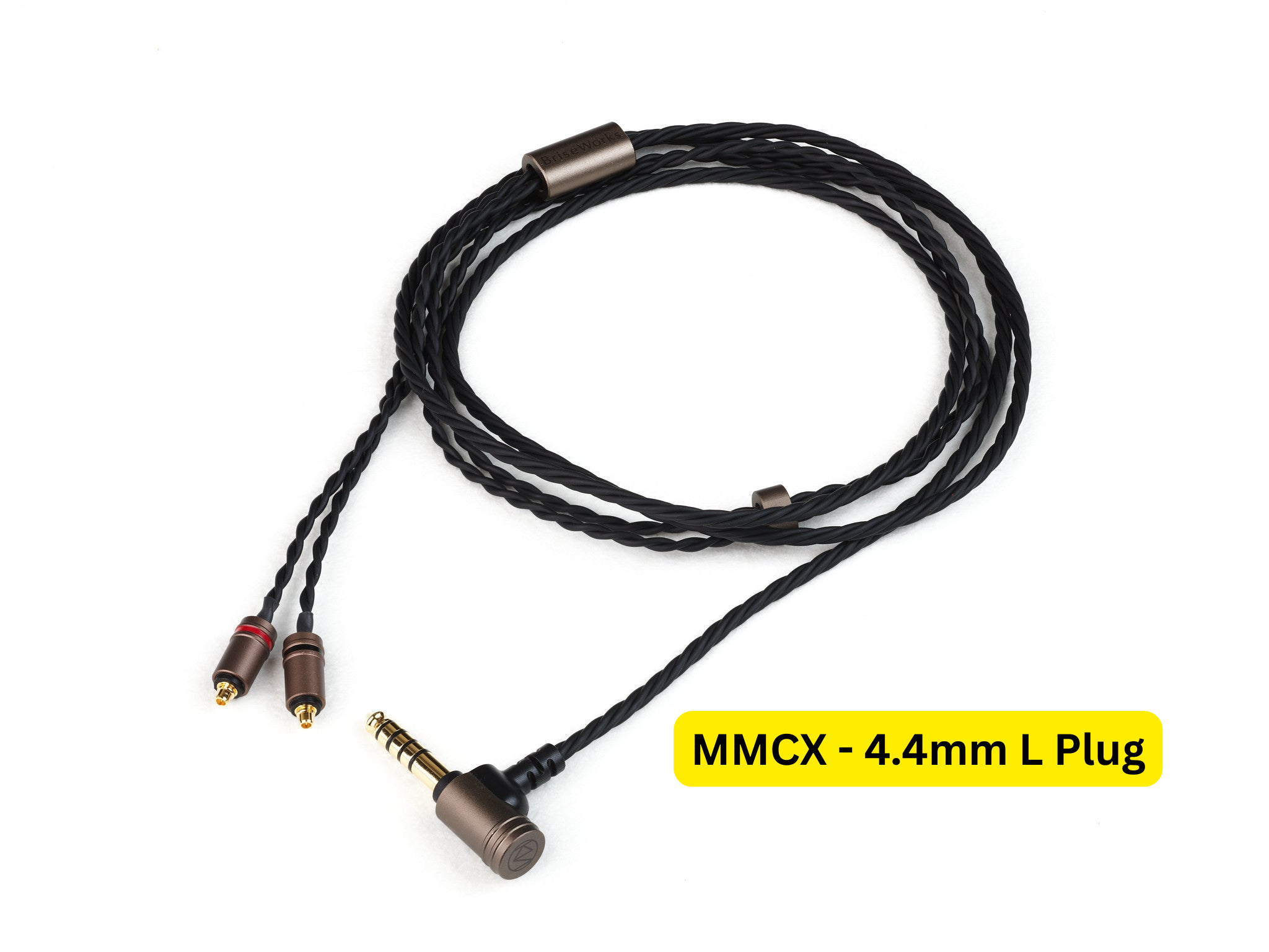 [READY STOCK] Brise Works MIKAGE - 4 Core Star Quad Spiral High Purity Copper Earphone Cable (MADE IN JAPAN)