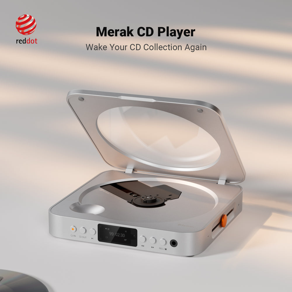 Fosi Audio Merak CD Player | Cirrus Logic CS43131 DAC | Texas Instrument TPA6120 OP Amps|