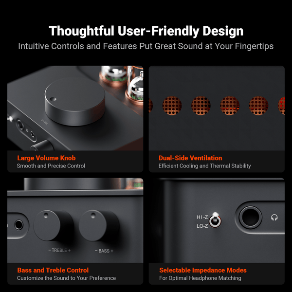 Fosi Audio GR70 Tube PreAmp & Headphone Amp