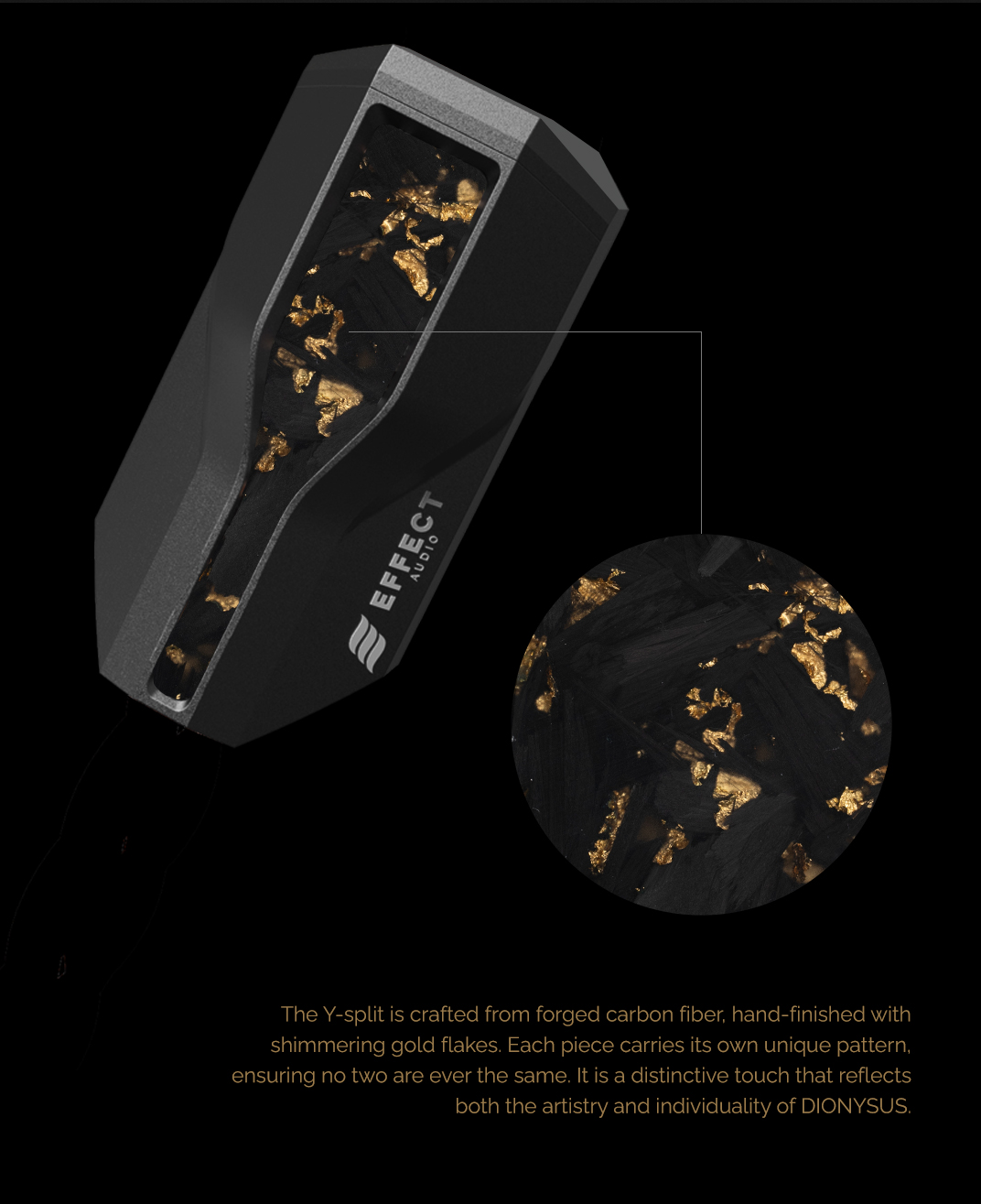 Effect Audio DIONYSUS | Flagship Gold-Plated Silver UP-OCC IEM Cable with ConX System