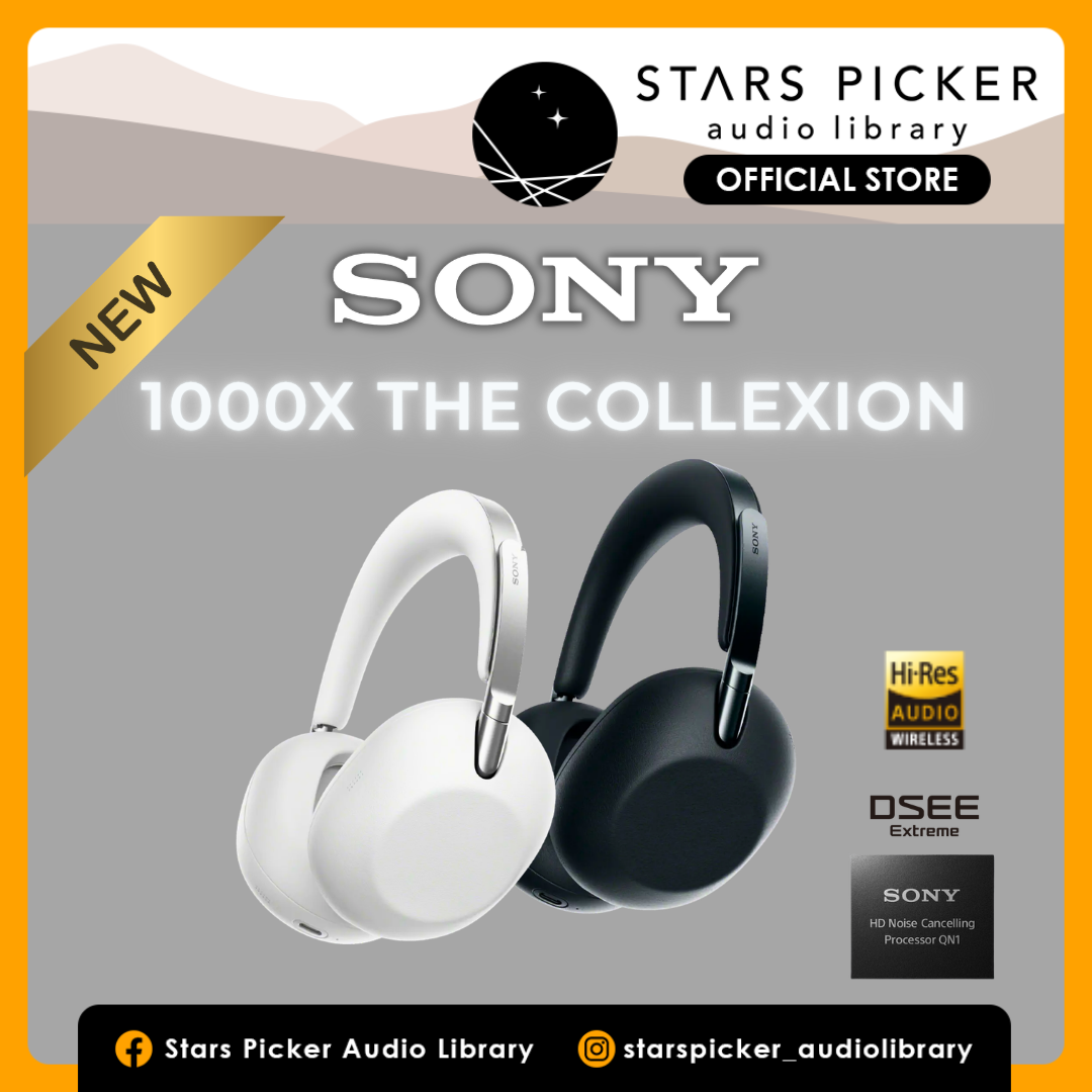 [NEW] Sony 1000X THE COLLEXION | Wireless Noise Cancelling Headphones | 360 Surround Upmix | Anti Wind Noise | BT 6.0 |