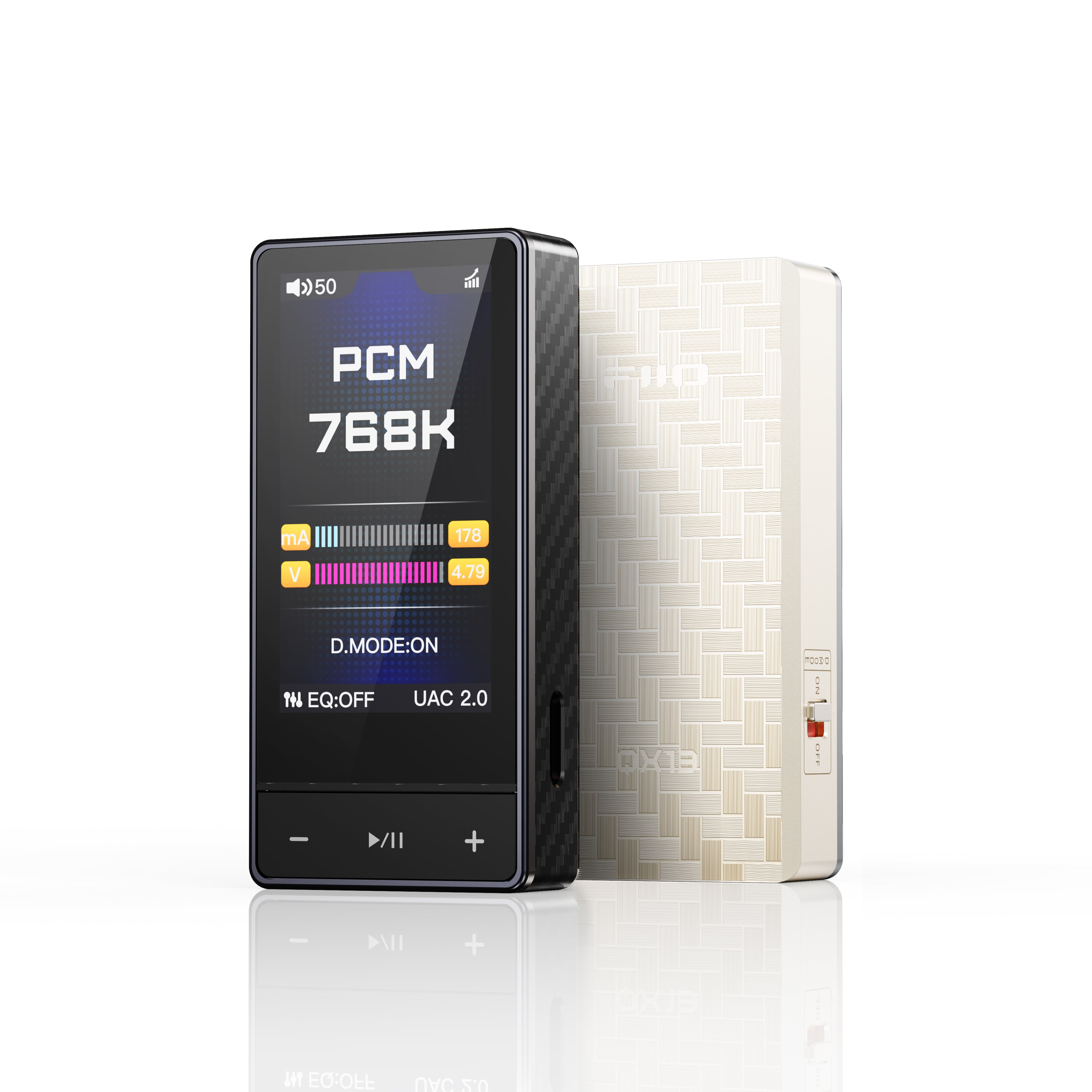 FiiO QX13 Portable DAC and Amplifier > ESS 8-channel ES9027PRO DAC and Carbon Fibre Build