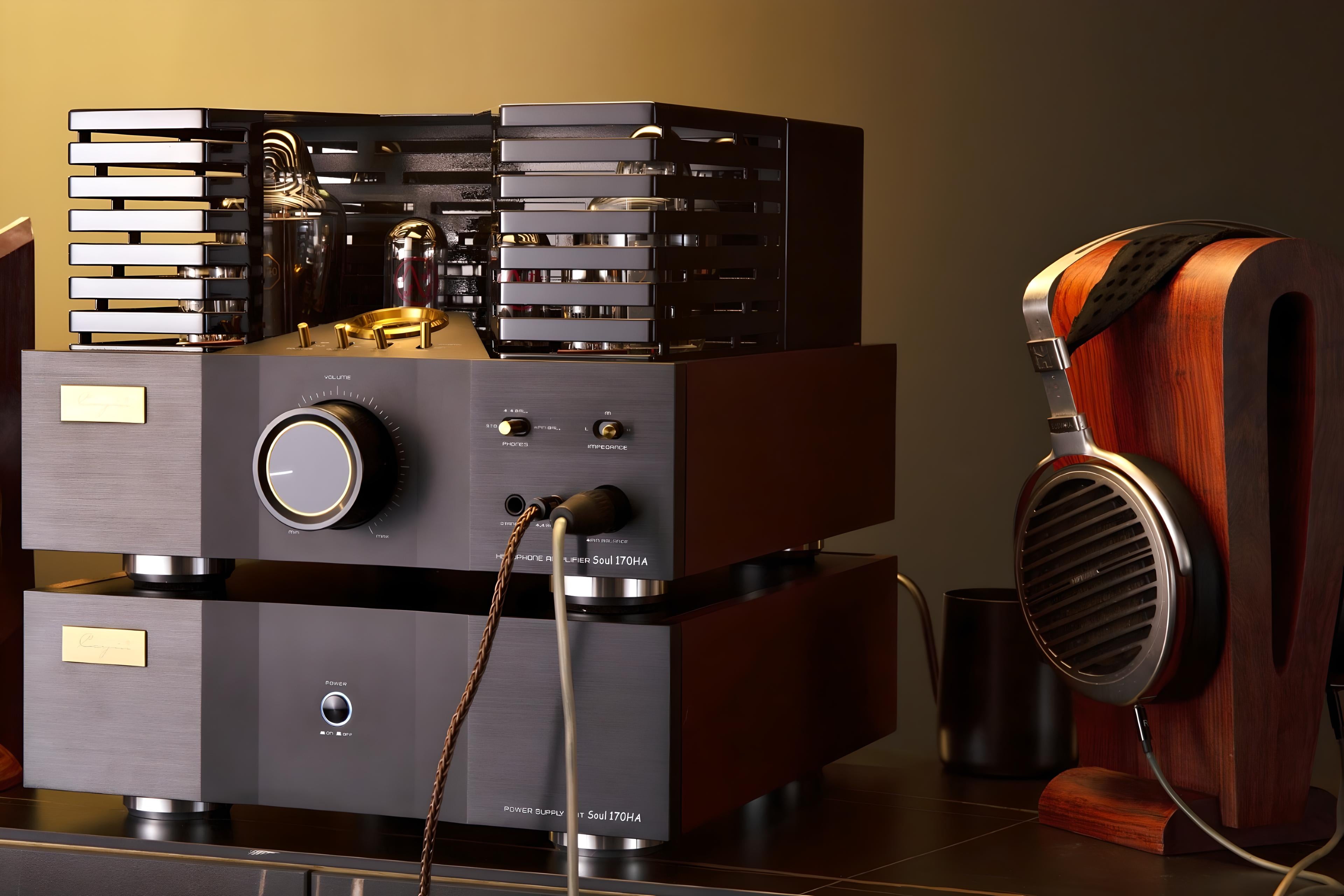 Cayin Soul-170HA - Flagship KT170 Vacuum Tube Pure Class A Headphone & Speaker Tube Amplifier