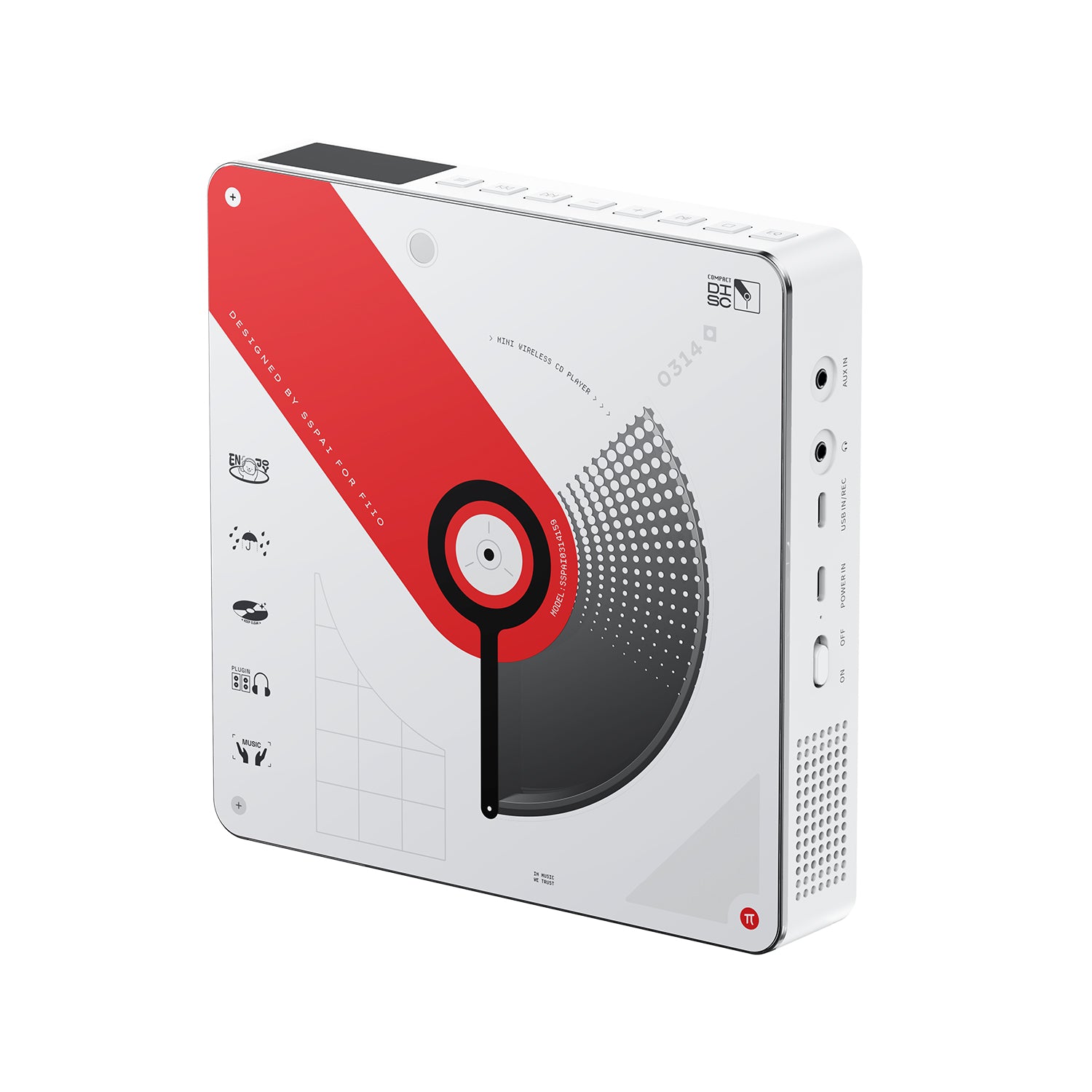Fiio Snowsky Beatbox All-in-one CD Player speaker bluetooth CD ripper