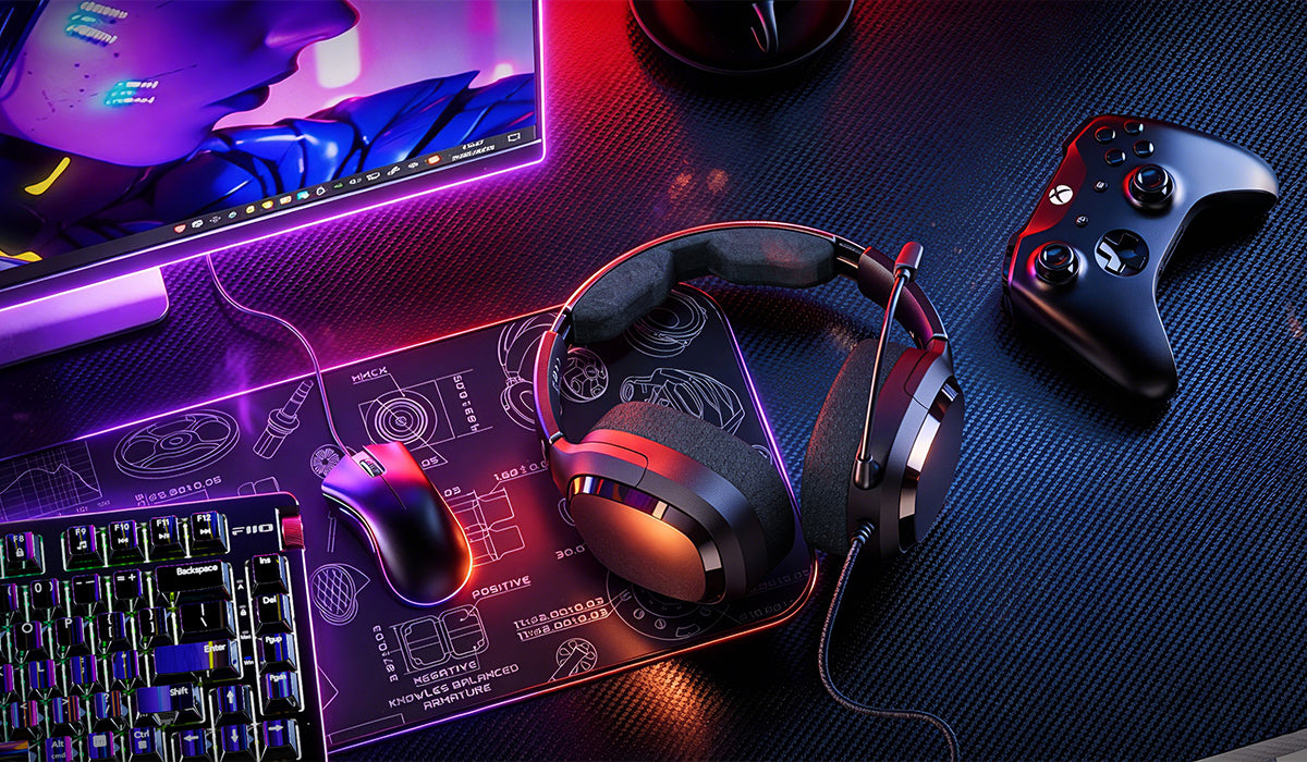FiiO FG3 Dual Dynamic Driver USB Gaming Headset with Virtual 7.1 Spatial Audio