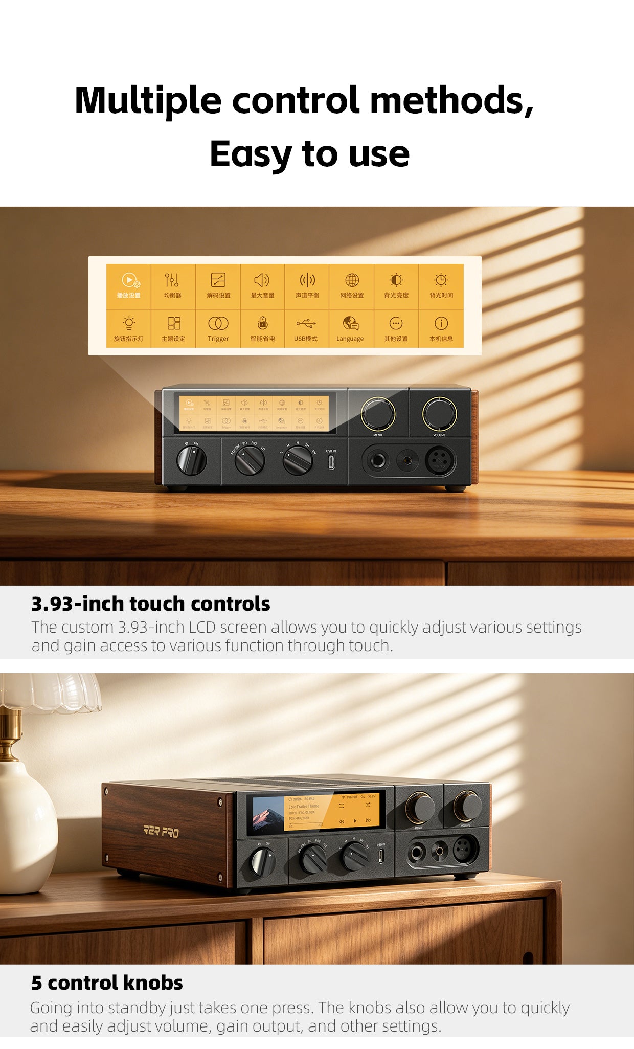 Fiio K17 R2R Premium All-in-One DAC Headphone Amplifier and Streamer