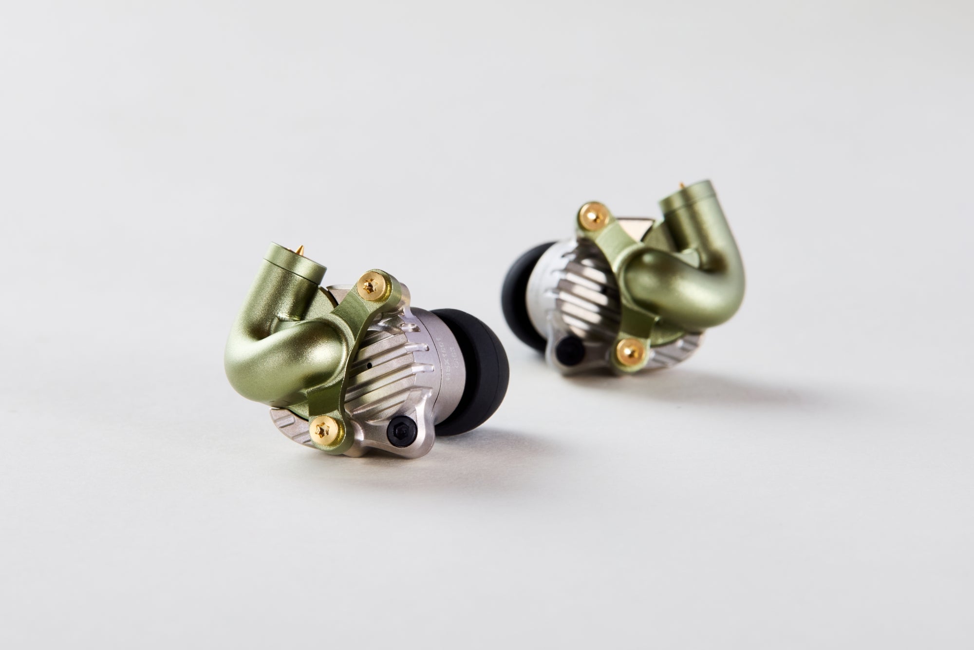 Acoustune M:02G + C:03 for HSX1001 : M:02 Green Wired Module + C:03 German Silver Upgrade Chamber