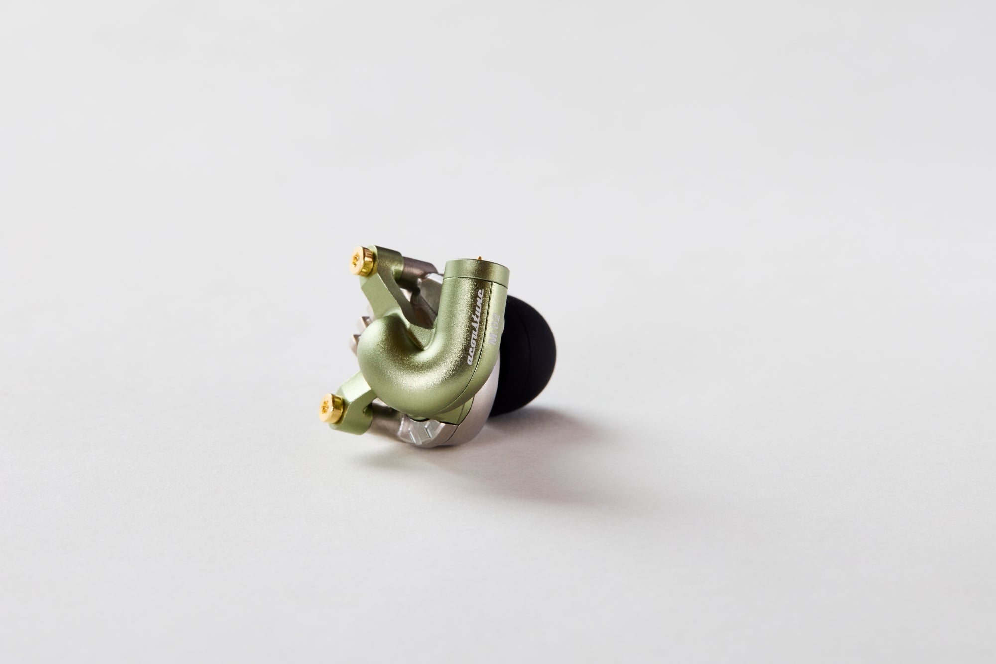 Acoustune M:02G + C:03 for HSX1001 : M:02 Green Wired Module + C:03 German Silver Upgrade Chamber