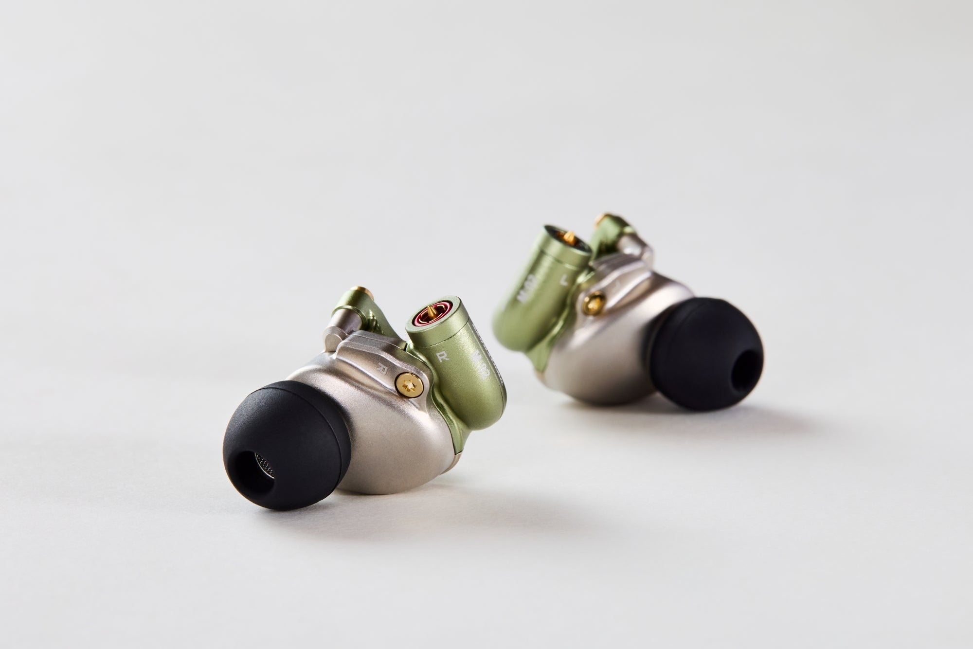 Acoustune M:02G + C:03 for HSX1001 : M:02 Green Wired Module + C:03 German Silver Upgrade Chamber