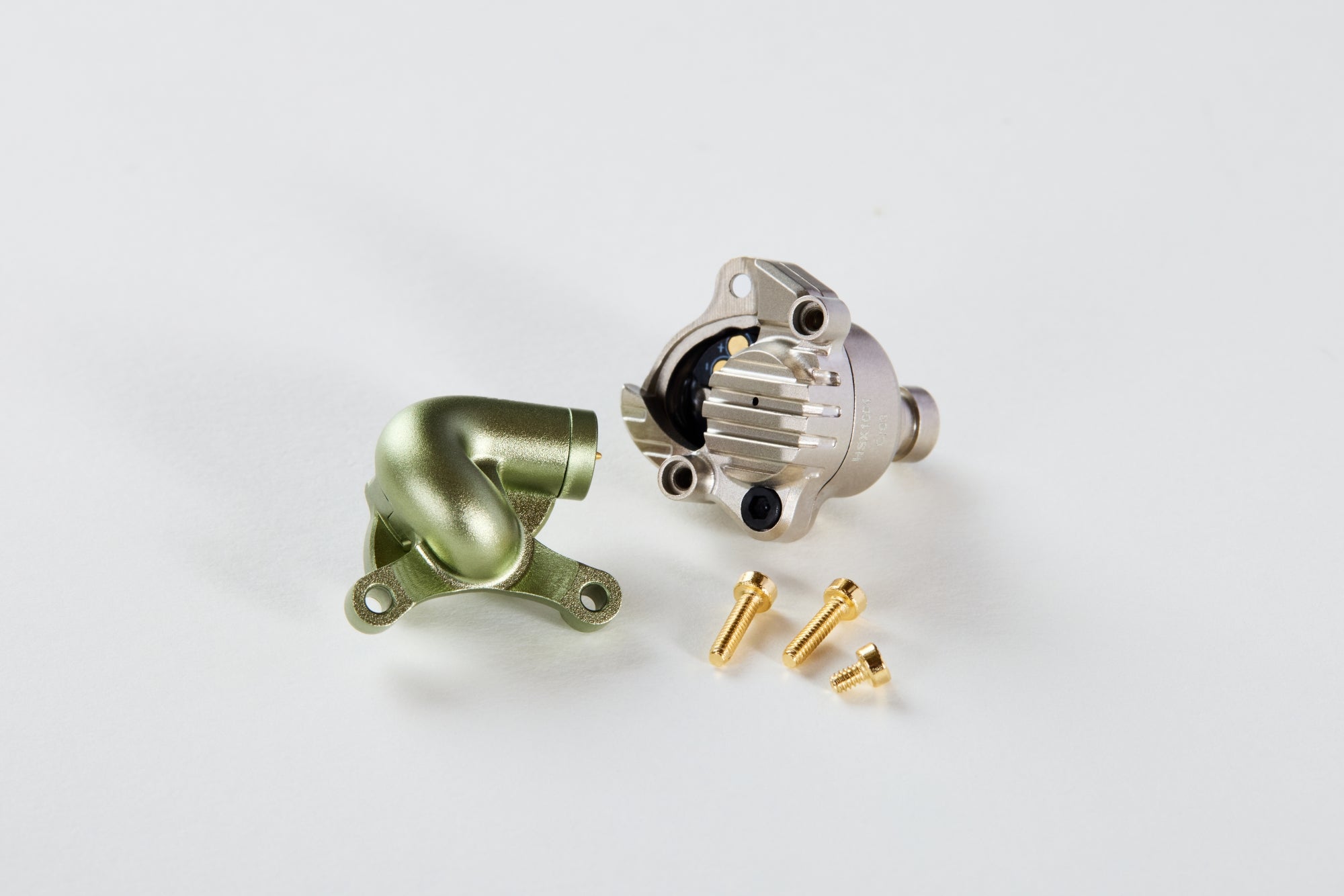 Acoustune M:02G + C:03 for HSX1001 : M:02 Green Wired Module + C:03 German Silver Upgrade Chamber