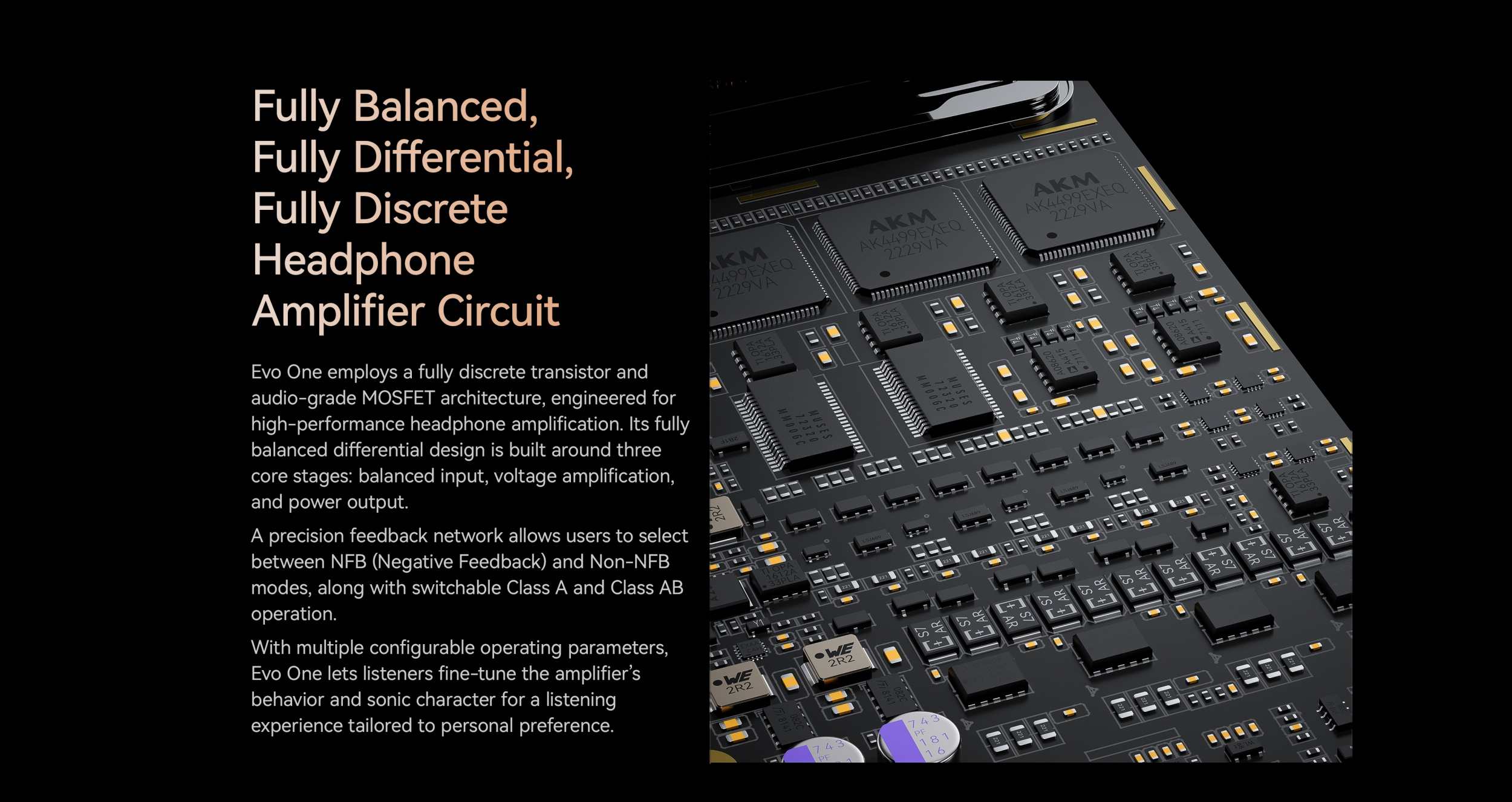 [Limited Stock] EvoAria Evo One Digital Audio Player (DAP) | Triple Analog Architecture Digital Audio Player |
