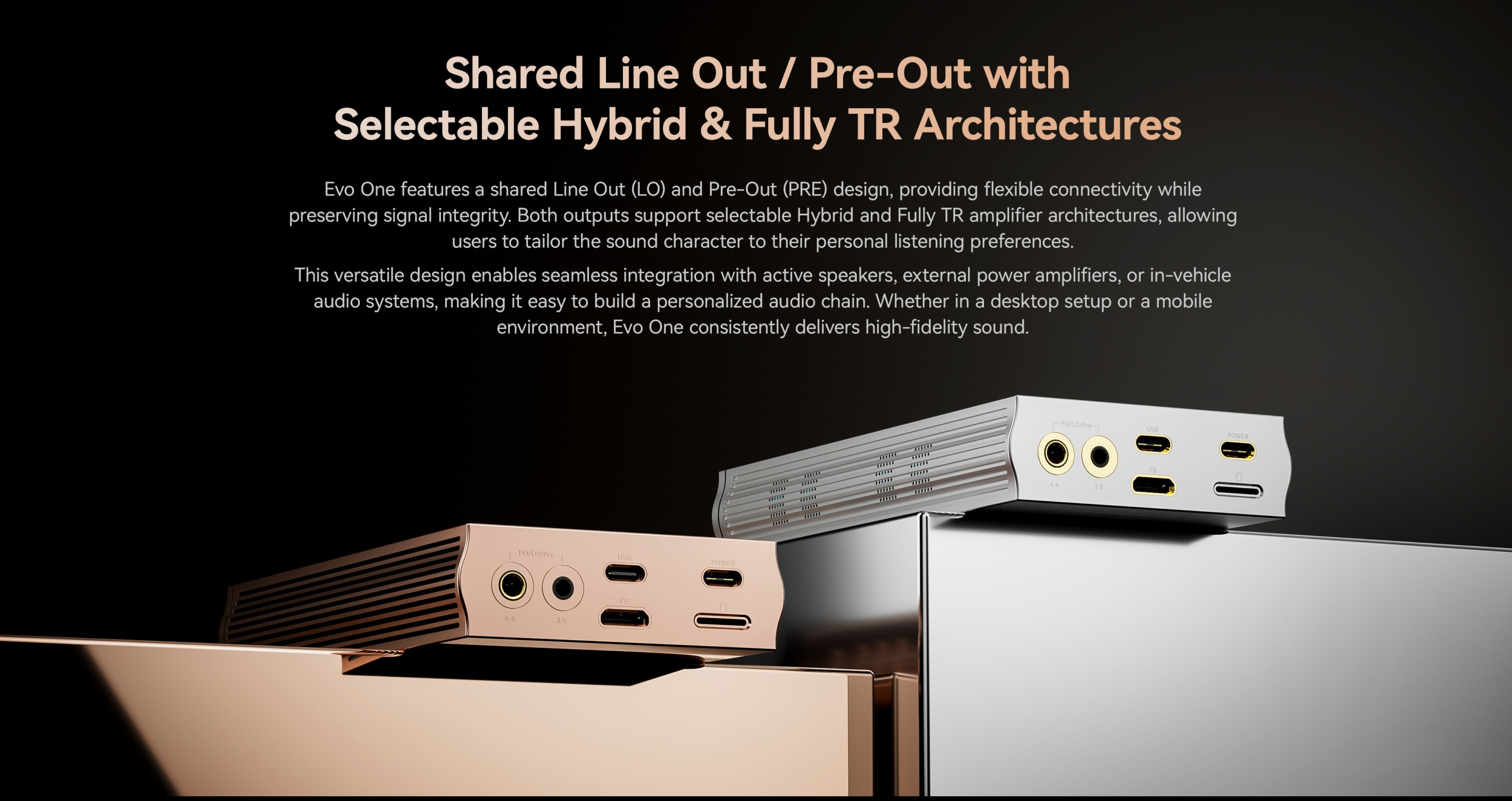 [Limited Stock] EvoAria Evo One Digital Audio Player (DAP) | Triple Analog Architecture Digital Audio Player |