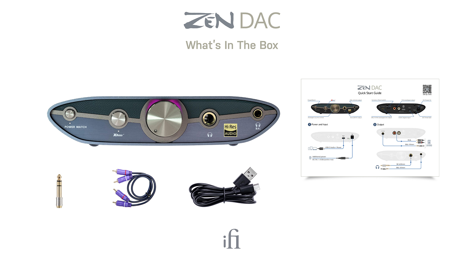 iFi Audio ZEN DAC 3 (2024) - Burr-Brown Desktop DAC Amplifier with MQA Decoder