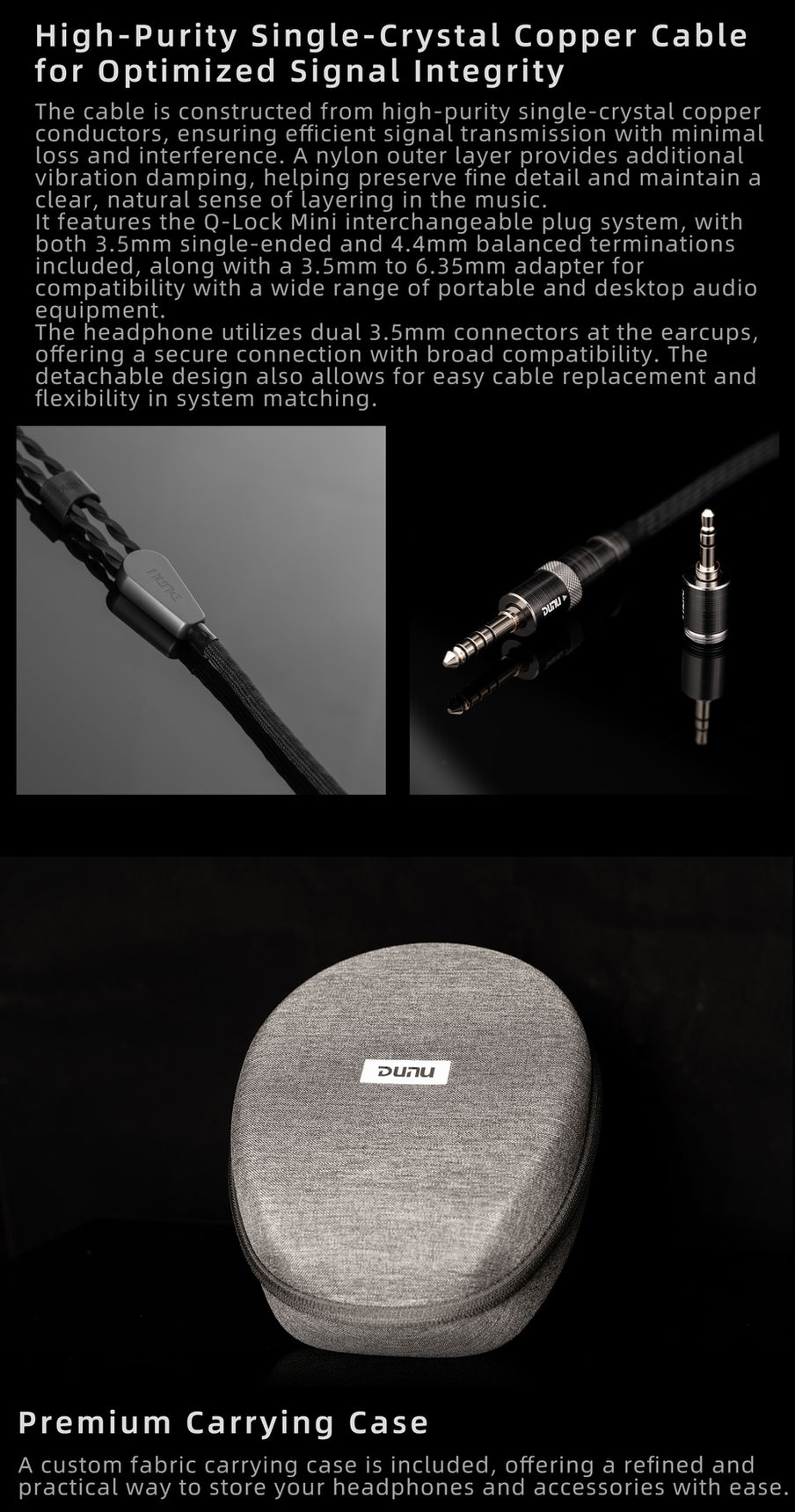 DUNU Mortise | Natural Wooden Open-Back Dynamic Headphones | Carbon Fiber Diaphragm Driver