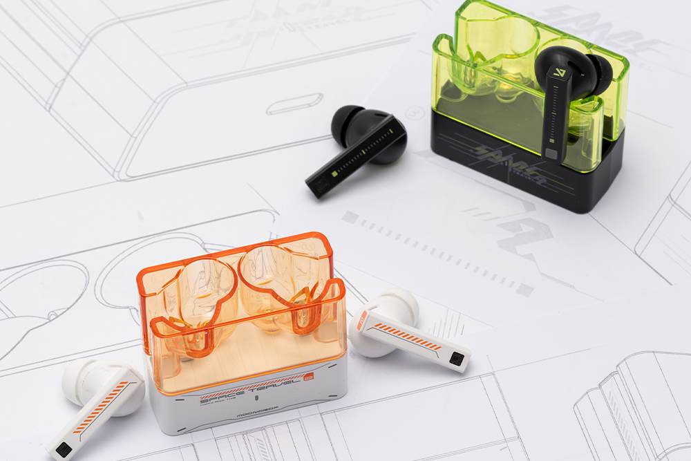 MOONDROP SPACE TRAVEL 2 - TWS True Wireless Earbuds; Bluetooth 6.0 ANC with 13mm Beryllium Dynamic Driver