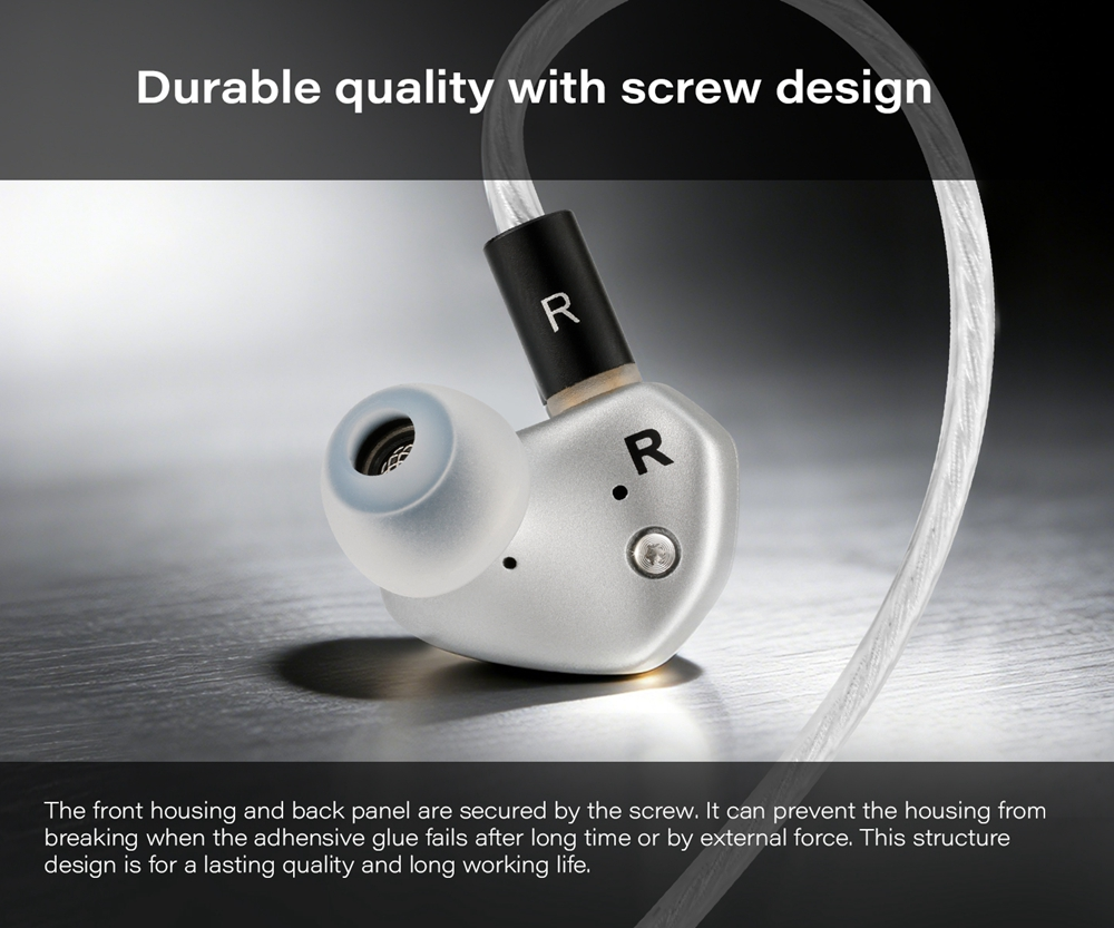 KEFINE Klean SV 10mm DLC Dynamic Driver In-Ear Earphone with Interchangeable Nozzle