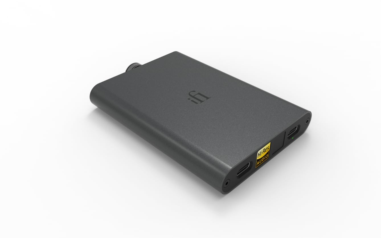iFi Hip-Dac 3 (Stealth Edition) - Portable DAC and Headphone Amp | Burr Brown | Bit-Perfect DSD & DXD Support |